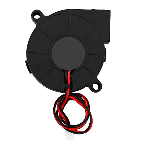 Ventilador de resfriamento, DC 12/24V 50 * 15mm Blow Radial Resfriando Turbofan Cooler Kit Acessórios para impressora 3D Fan