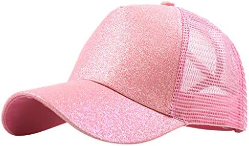 Hip Hop Hat For Men Mulheres Moda lantejoulas Chapéu de beisebol de beisebol praia respirável Ajuste O treino da