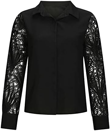 Blusa camisa mulher mulher renda algodão colarinho pescoço decote em coração de pescoço quadrado colher pescoço casual reta de retalhos simples