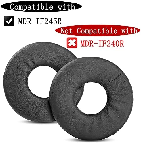 Yunyiyi MDR-IF245R Earpad Cushions Substituição Compatível com Sony MDR-IF245R Wireless Headphones Sponge