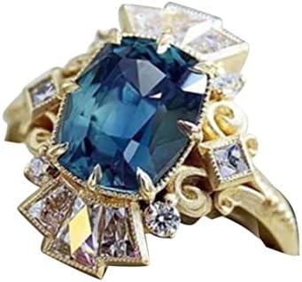 Anel de jóias de noivado Corte presente de casamento Handmade vintage anéis de luxo anéis abaixo de 10 dólares para