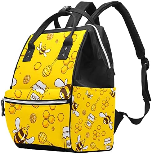 Mochila VBFOFBV Backpack, Nappy Change Sags Multifunction Travel Back Pack, unissex e elegante, padrão de animal de cartoon, padrão animal