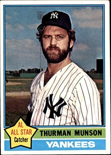 1976 Topps 650 Thurman Munson New York Yankees VG Yankees