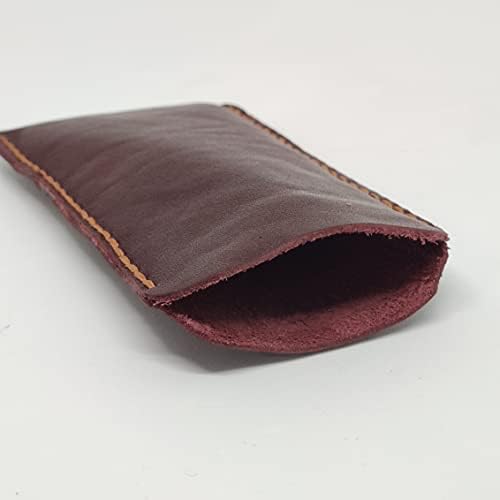 Caixa de bolsa coldre -coldre coldreical para Xiaomi Redmi 8a, capa de telefone de couro genuíno, estojo de bolsa de couro personalizada, coldre de couro macio vertical, estojo de ajuste aconchegante marrom
