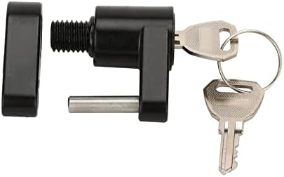 Tyt 2 Pack Trailer Hitch Locks com 4 teclas sobressalentes, pino de engate com diâmetro 1/4 de polegada, travas de alfinete