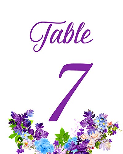 Números de mesa decorativos Decora de mesa para casamento, festa noturna, aniversário - branco
