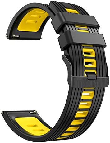 Ganyuu 22mm de pulseira de pulseira para Garmin Venu 2/Vivoactive 4 Smartwatch Silicone WatchBand Forerunner 745/Fenix ​​Chronos Correia