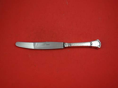 King 6, também conhecido como BEID de FOGH da faca de jantar de prata esterlina da Dinamarca Large 9 3/4