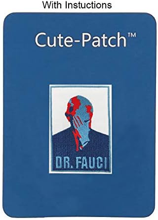 Patch fofo Dr. Fauci Facepalming Bordoused Iron on Patch Meme Stickers