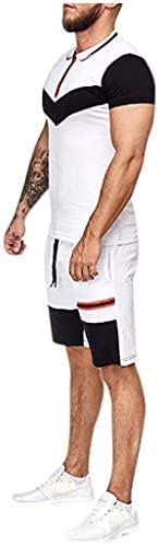 Camiseta de manga curta e shorts de Xiloccer Homens de shorts Sportswear 2 peças roupas de verão roupas masculinas