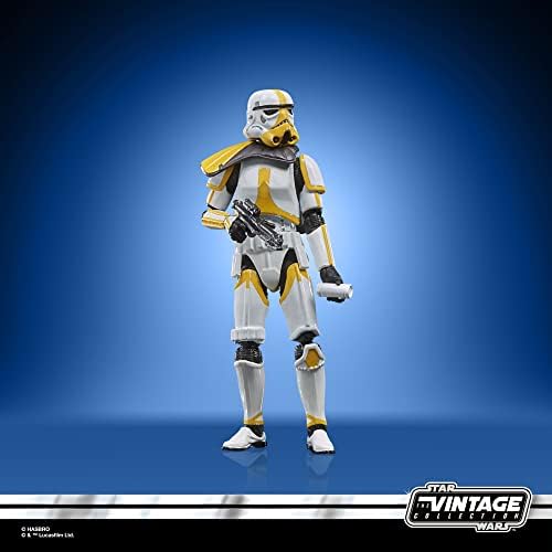 Star Wars the Vintage Collection Artillery Stormtrooper Toy, escala de 3,75 polegadas A figura de ação mandaloriana, brinquedos