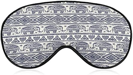 Étnic_elephant dorminhoco máscara de olhos fofos capa engraçada de olho com cinta ajustável para homens homens