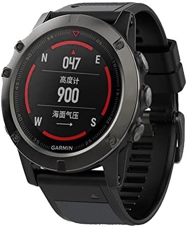 Bandkit 26 mm 22mm Watch Watch Band para Garmin Fenix ​​6x 6 Pro 5x 5 mais 3 h Enduro 935 Silicone EasyFit Band Smart Watch