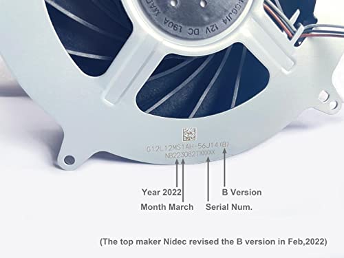 Ventilador de resfriamento interno do Elecgear PS5, chave de fenda à prova de vedação à prova de choque adicional Kit T8