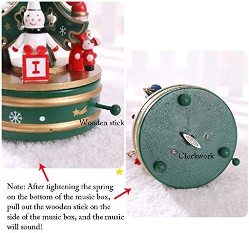 XXSLY Artificial Árvore de Natal Árvore de Natal Treça de Natal com Music Music Box Box Christmas Tree Music Caixa de música para presentes de mesa de Natal