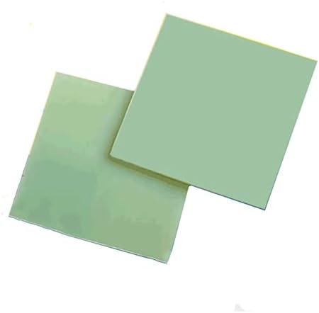 20x30cm de resina de resina Fazendo o fotopolímero DIY Placa 2pcs Craft Polymer Polymer Plate Solid Photopolymer para impressão, amarelo/verde