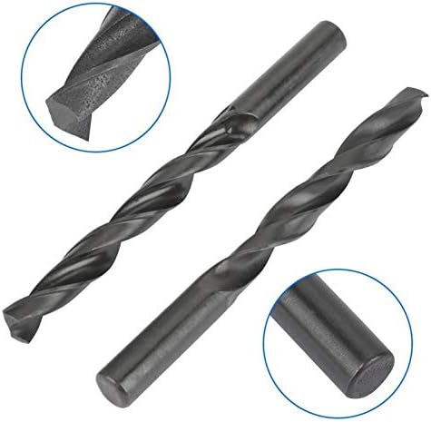 Conjunto de brocas de giro YJYGR, 25pcs de 1 mm a 13 mm de alta taxa de aço de aço de aço bits straight shank replcaement acessórios