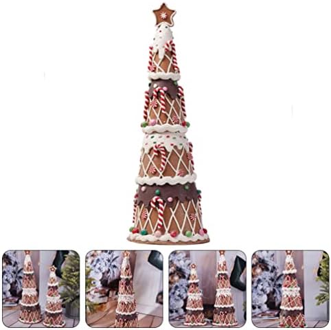 AMOSFUN PLÁSTICA Árvore de Natal Candy Design Trees de Natal Ornamento de Festas de Natal
