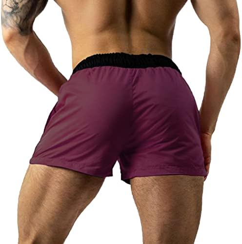 Shorts masculinos rápidos y homens primavera e verão shorts de cor sólida moda mashion street fitness calça de tiro