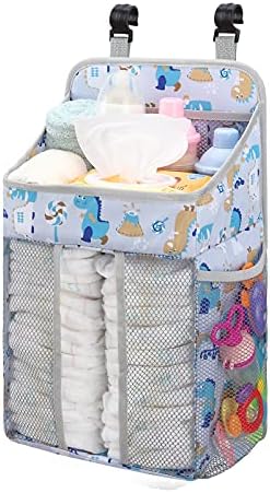 Organizador de fraldas de fraldas de bebês, empilhador de fraldas, organizador de bolsa de armazenamento classificado em berço para