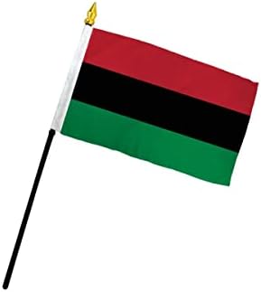 Afro -American Flag & Pan African Flags Flag 3x5ft poly)