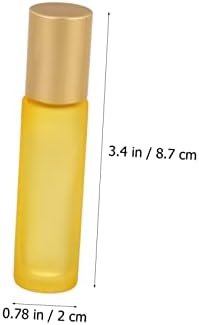 Veemoon 6pcs color roller garrafa recipiente de vidro colorido garrafas de vidro Distribuidor Rollo