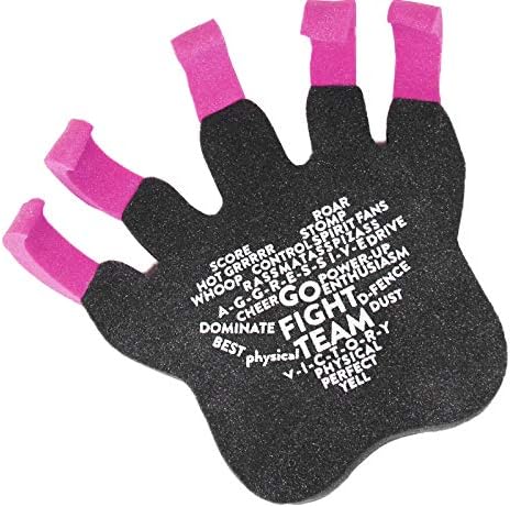 16 x 15 polegadas Claw Paw Team Spirit - Atenção Getter - Cheerleading Foam Hand Waver - Pompo para esportes/para Bear