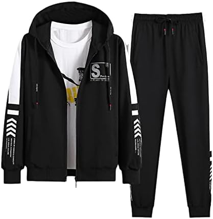 Autumn Men's Tracksuit Roupos de fitness roupas esportivas cenas conjuntos de capa de moletom machado macacão coreano