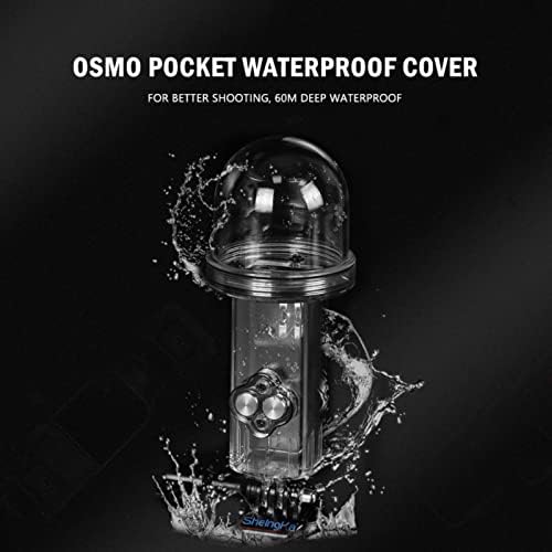 Câmera de câmera à prova d'água Caso de proteção de proteção subaquática Adequado para DJI OSMO Pocket Action Camera 60m Subaquático