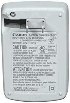 CB-2LY Battery charger for Canon NB-6L NB-6LH Battery and Canon PowerShot D10, D20, S90, S95, S120, SD770 IS, SD980