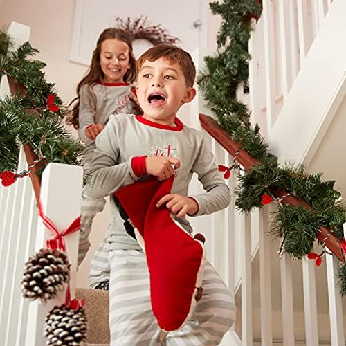30 peças de natal decorativo guirlanda laços de guirlanda laços flexíveis de christmas Garland Twist para decorações de casas de férias embalagem artesanal de Natal, 15,7 polegadas
