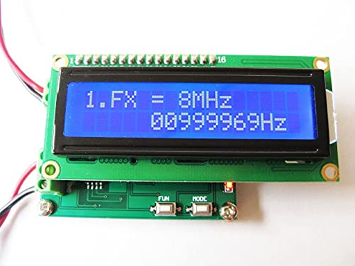 Versão Anncus Medidor de frequência digital de alta frequência 2MHz-2GHz / baixa frequência 0-8MHz com função de contagem