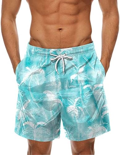 Wenkomg1 masculino masculino, short short havaiano short short shorts praias shorts tropicais troncos de surf