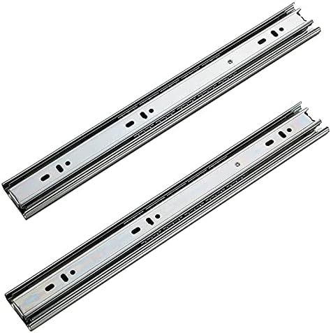 Os slides de gaveta de metal yzjj empurram para abrir uma extensão completa de 3 vezes, montagem lateral, gaveta de extensão completa
