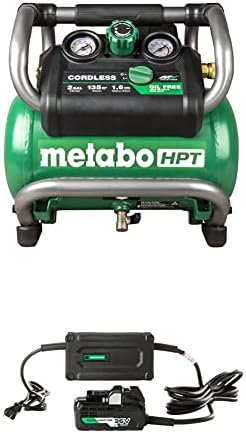 Metabo HPT 36V Multivolt sem compressor de ar sem fio w/Adaptador CA
