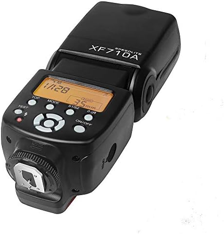 CSXINFEI XF710A High Guide No.58 Flash Speedlite para Canon Nikon Pentax Olympus Fujifilm Panasonic DSLR Câmeras digitais com sapato quente padrão