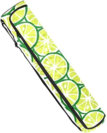 Fatias de limão Bolsas de ioga de ioga com padrões de limão