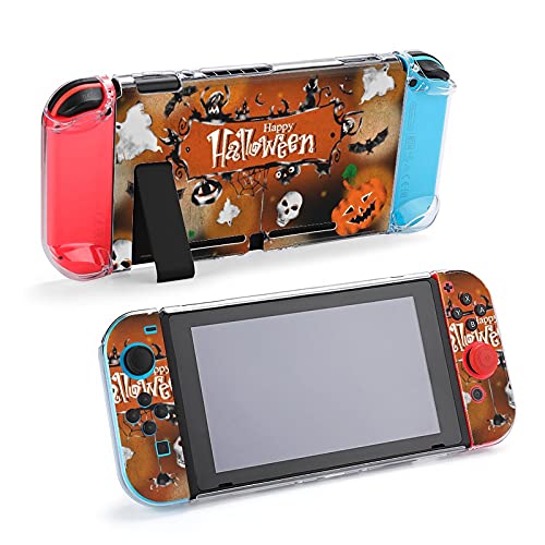Tampa de caixa protetora não-alcance para nintendos switchs, Happy Halloween Switchs Console de jogo Anti-arranhado