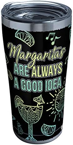 Tervis Margaritaville-Always Good Idea Ideaxless Isolled Isolled com tampa, 20 onças, prata