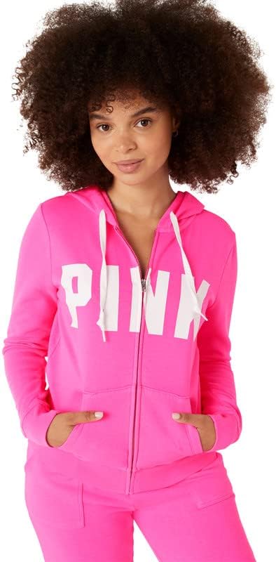 Victoria's Secret Pink Fleece desfruta de capuz perfeito, moletom feminino com capuz