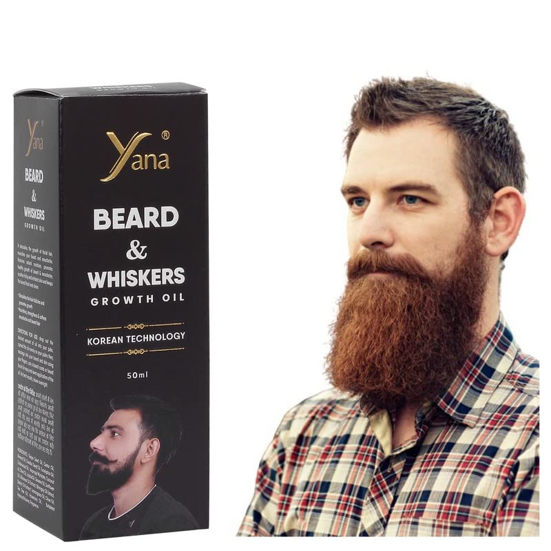 Yana bigodes petróleo para homens barba