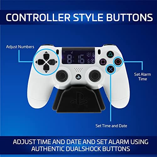 Paladone PlayStation White Controller Alarlet, regular, multicolor