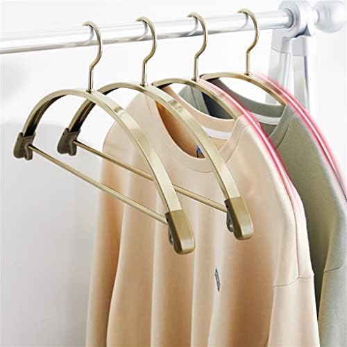 Cabide de suéter de cabide em casa Walnuta Anti-deformação cabide sem deslizamento cabide de liga de alumínio sem costura (cor: