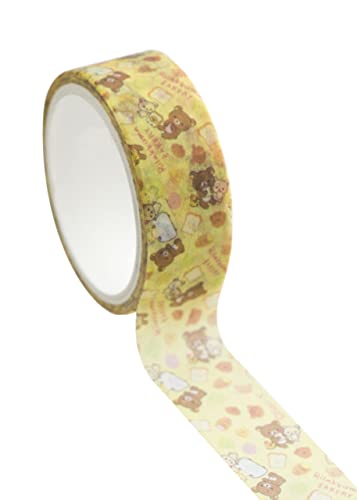 Padaria Rilakkuma Fita Washi temática - Amarelo