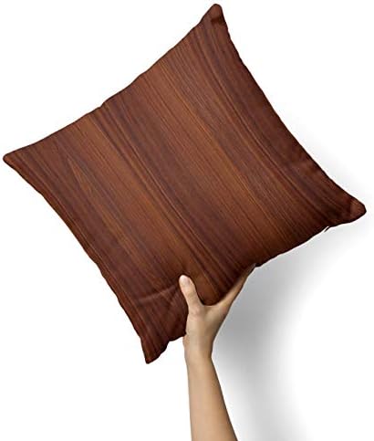 Iirov Walnut Woodgrain V3 - Decoração de casa decorativa personalizada Tampa de travesseiro de arremesso interno ou externo,