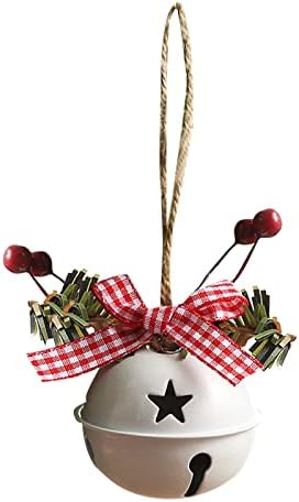 Cristais para peças centrais pingentes de decoração de campainha de natal pingente de decoração de árvore de natal sino de