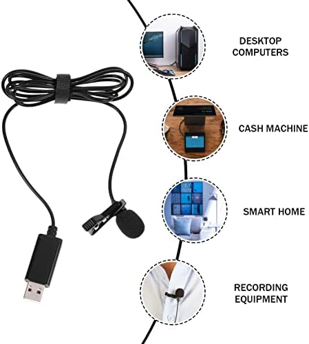 Microfones sem fio solustre microfone USB Microfone USB Lavalier Lavalier Microfone de lapela Lavalier Lavalier Micro -lapão