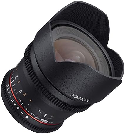 Rokinon DS10M-S 10mm T3.1 Cine Lens de grande angular para a Sony Alpha A Mount Digital SLR