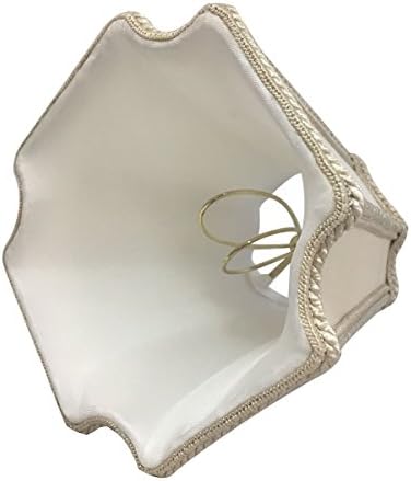 Royal Designs, Inc. Grupos decorativos Corners invertidos Candelier Shade CS-402BG/EG, bege, 2,75 x 4,75 x 4,5