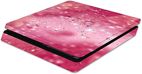 MightySkins Skin Compatível com Sony PlayStation 4 Slim PS4 Wrap Capa Skins Skins Rosa Diamantes